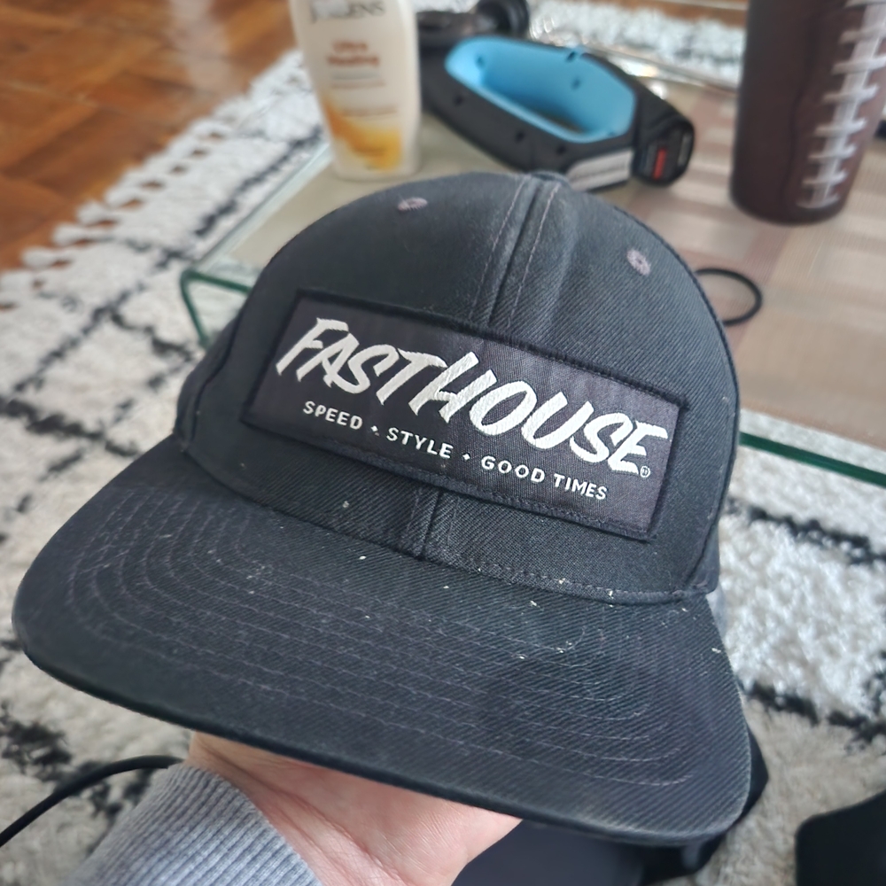 Fasthouse Black Cap Snapback